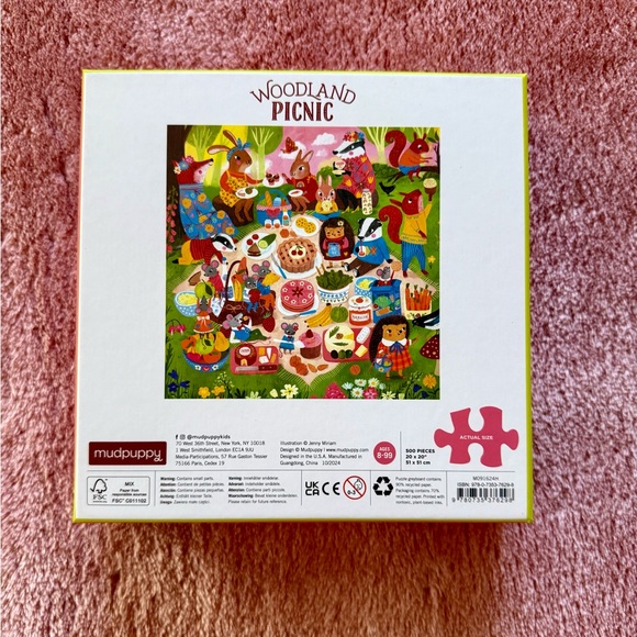NWT Mudpuppy Woodland Picnic 500-Piece Puzzle - Picture 4 of 4